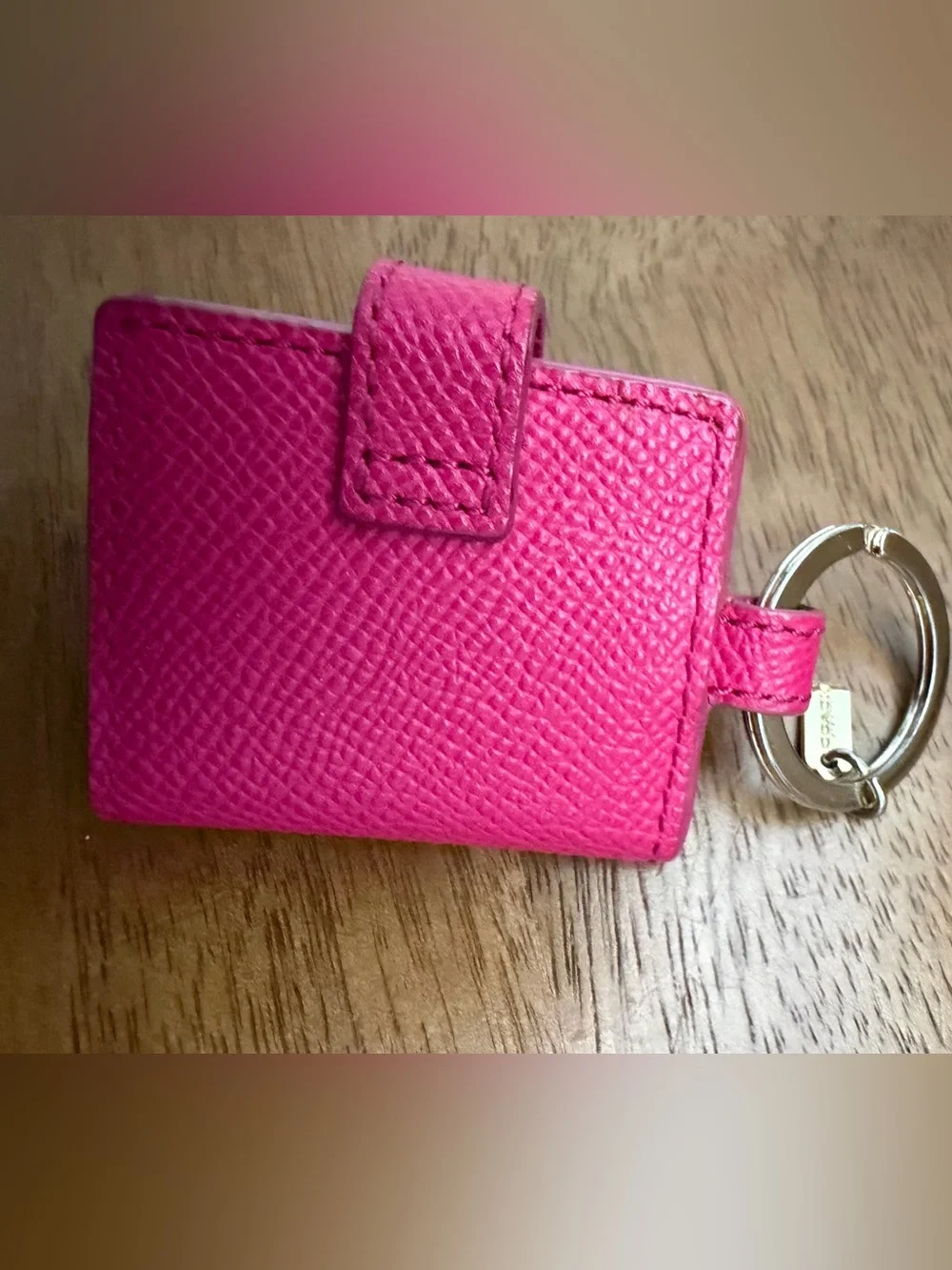 Vintage Coach Photo Holder Keychain